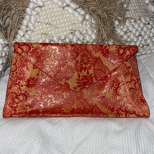 Jasper & Jeera leather envelope clutch